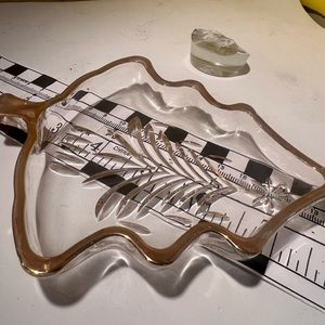 Mikasa Christmas tree dish